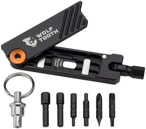 Wolf Tooth 6-Bit Hex Wrench Multi-Tool with Keyring - Green For Discount - Image 2