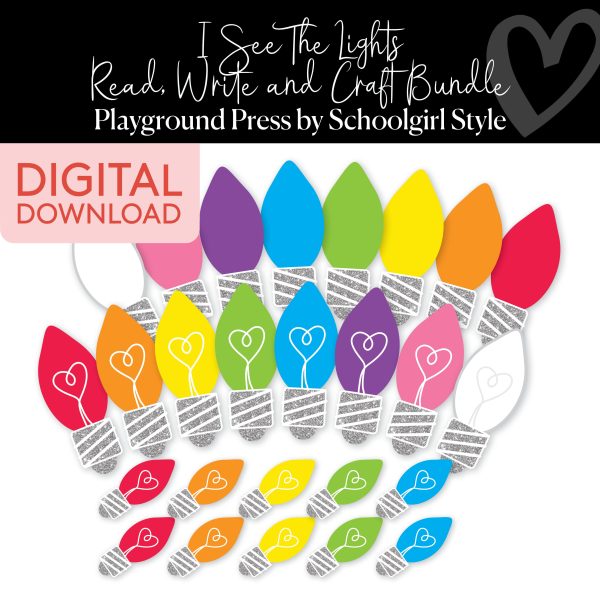 Playground Press | I See the Lights Read, Write and Craft Activity Bundle Online now - Image 5