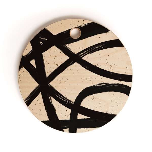 Ninola Design Japandi Minimal Black Marker Cutting Board Collection Fashion - Image 3