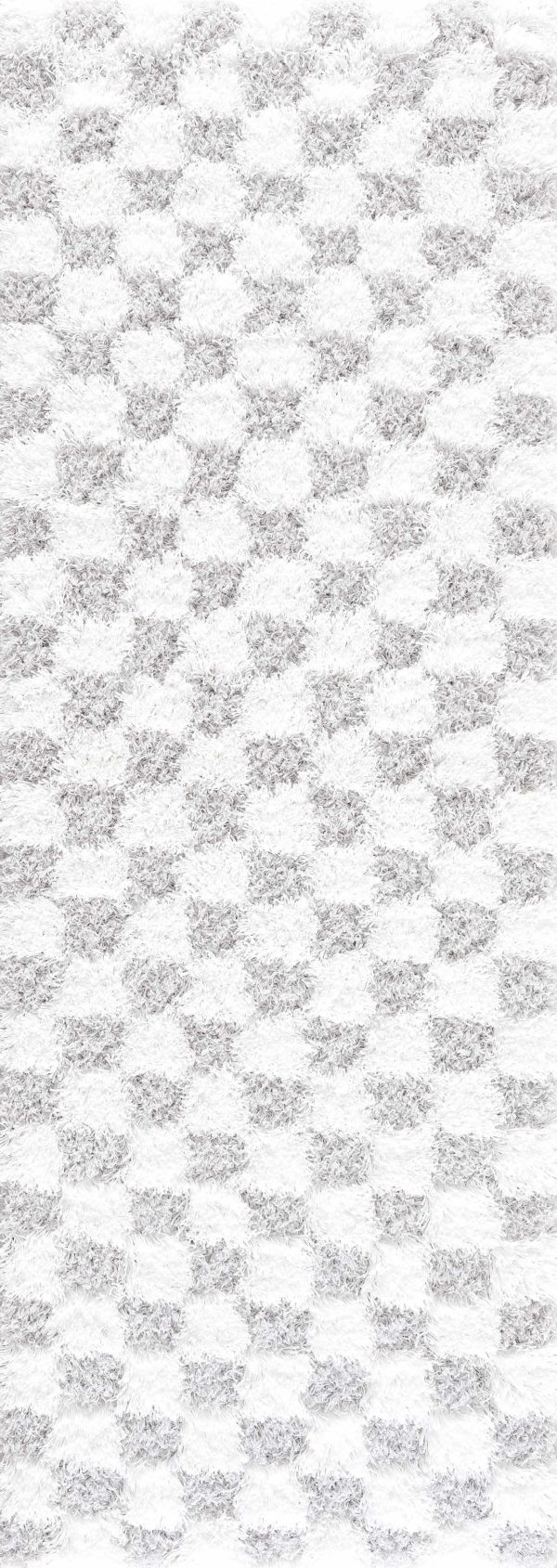 Atira Gray Checkered Area Rug Online - Image 4